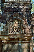 Chau Say Tevoda temple - south fronton of the east gopura. 